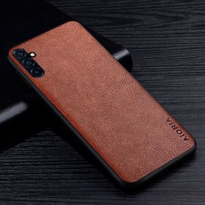 Aioria Samsung Galaxy A13 5G Leather Style Case - Brown MS001035