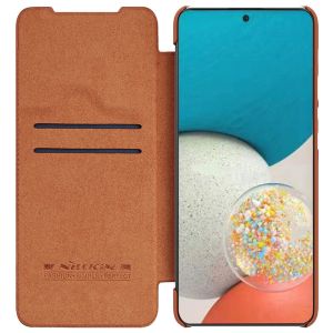 Nillkin Qin Pro Series Leather Flip case For Samsung Galaxy A53 5G - Brown  MS001124