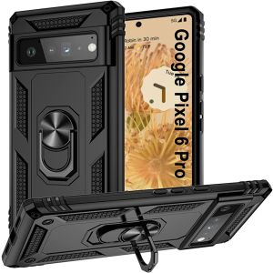 ToughJAK Military Grade Google Pixel 6 Pro Kickstand Case - Black MS001024