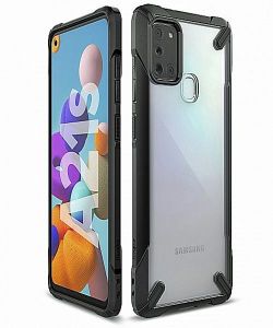 Samsung Galaxy A21S Ringke Fusion X Case - Black MS000196