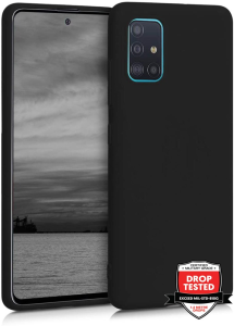 Samsung Galaxy A51 Soft Silicone Case - Black MS00358