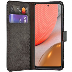 Samsung Galaxy A72 5G Smart Wallet Book Case - Black MS000623