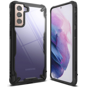 Samsung Galaxy S21 Ringke Fusion Crystal Case - Black MS0004783