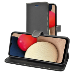 Samsung Galaxy A03s Smart Wallet Book Case - Black MS000766
