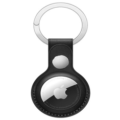 Apple AirTag Leather-Style Keyring - Black MS000701