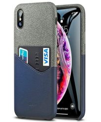 iPhone XS ESR Metro Max Wallet Case Blue