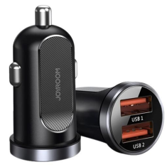 Joyroom USB C-A09 2 Port Car Charger PD30W - QC3.0 - Black MS000418