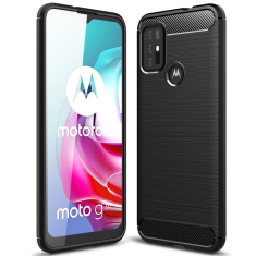 Motorola Moto G30 Tech-Protect Carbon Case - Black MS000652