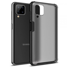 Samsung Galaxy A12 Tech-Protect Hybridshell Case - Black MS000500