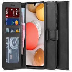 Samsung Galaxy A42 5G Tech-Protect 2 Wallet Case - Black MS000387