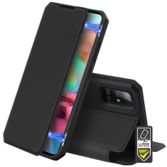 Samsung Galaxy M51 Tech-Protect Duxducis SkinPro Wallet Case - Black MS000365